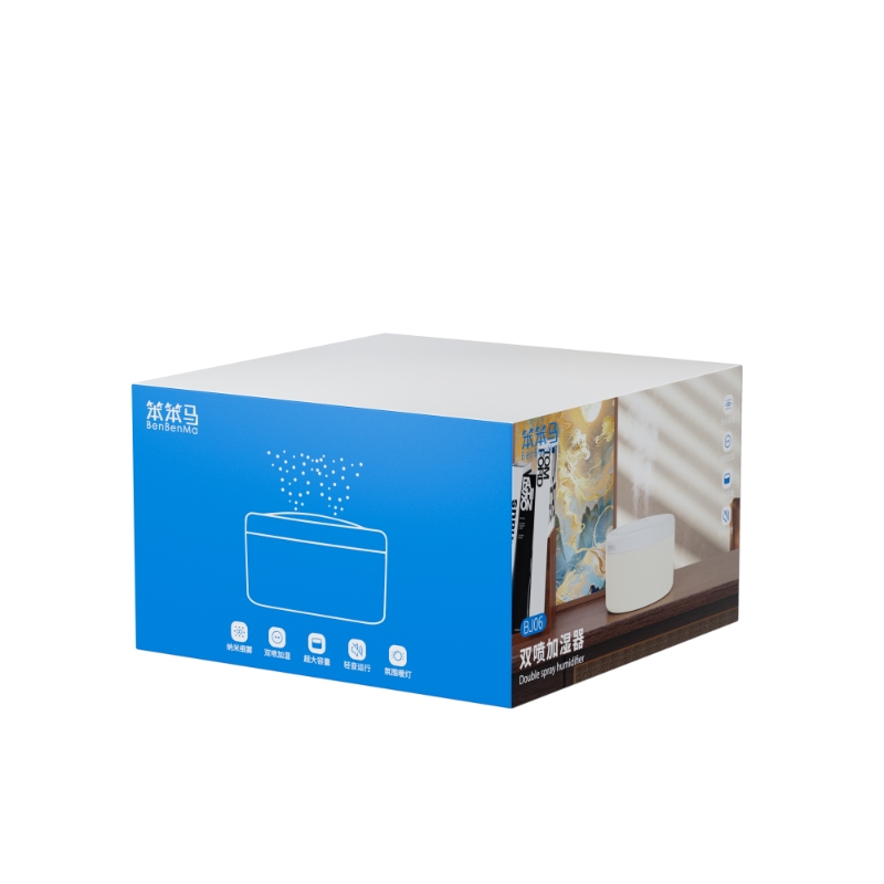 笨笨马BENBENMA  双喷加湿器 BJ06 白色