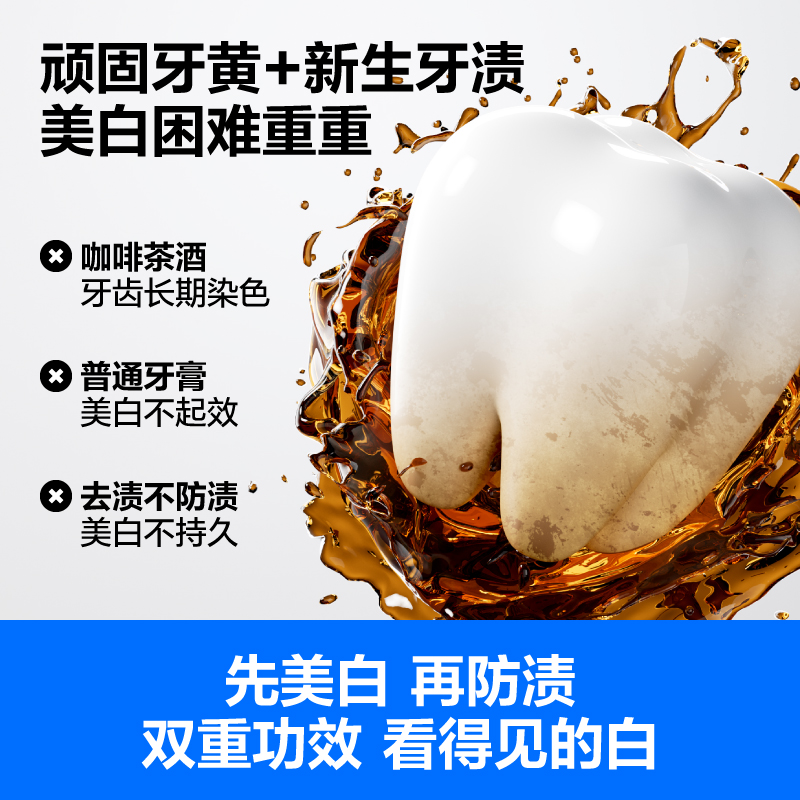 参半 星宇璨白牙膏 清新铃兰味130g/支 CP-KQ-YG-0099