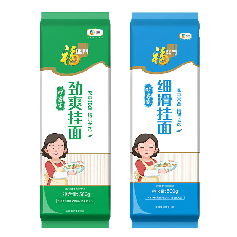 福临门 妙惠家系列劲面500g+滑面500g