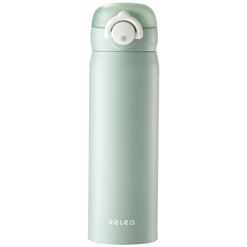 物生物（RELEA）云歌保温杯绿风玲500ml JV012375-0500-VS