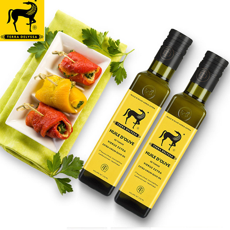 特丽莎  小黑马橄榄油食用油特级初榨原装原瓶进口宝宝孕妇适用 250ml*2