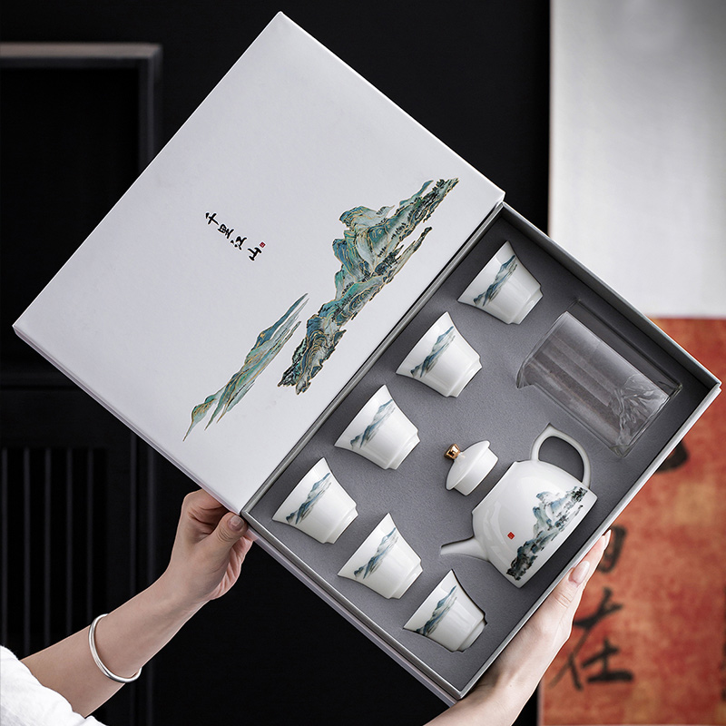 善言堂 千里江山茶具套装茶壶组 SYT605