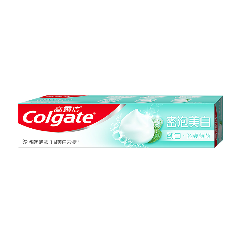 高露洁  劲白密泡亮白牙膏 120g