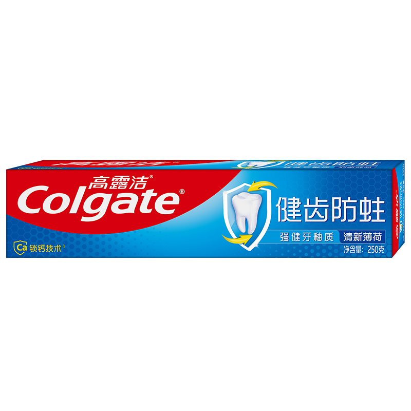 高露洁  健齿防蛀清新薄荷牙膏 250g