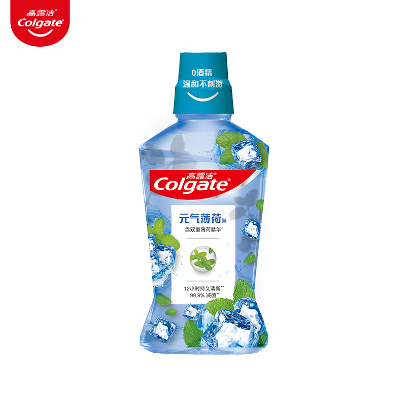 高露洁  元气薄荷味漱口水500ml