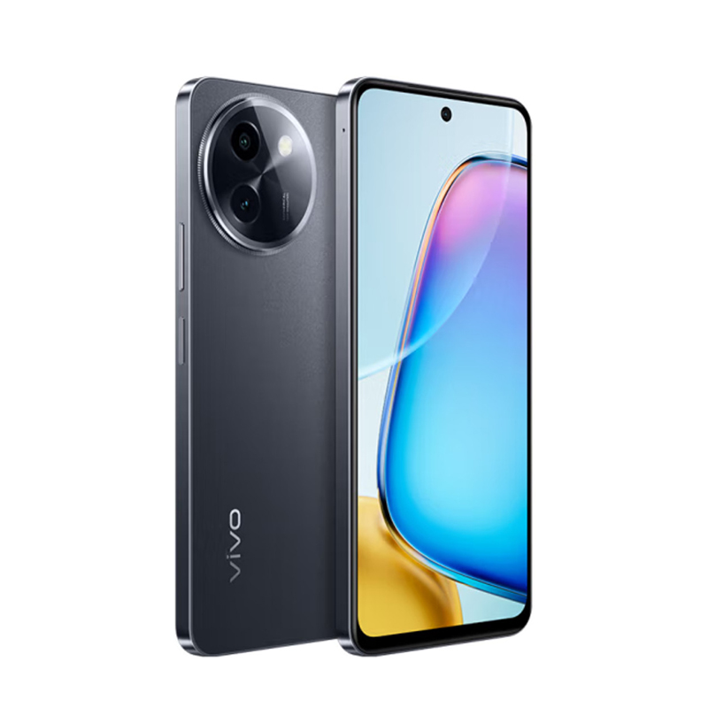 VIVO Y200i 智能5G手机 6000mAh大电池 44W闪充 120Hz金刚护眼屏 超薄机身 AI蓝心大模型 星夜黑 12GB+256GB