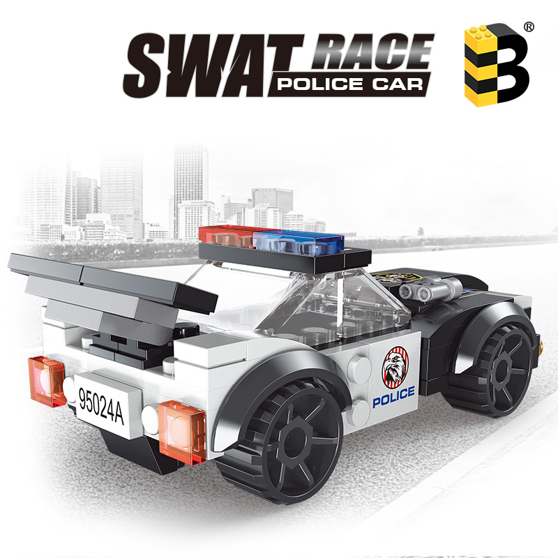 联合创想 黑色警车 7607