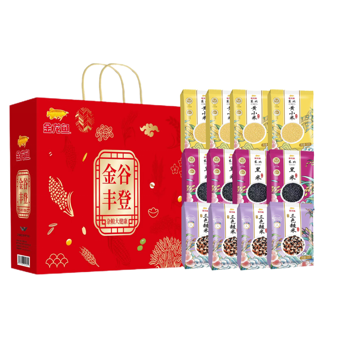 金龙鱼 金谷丰登十二珍杂粮大健康1.8kg