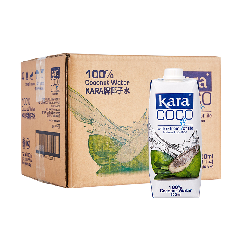 KARA Coco 椰子汁 500ML *12瓶/箱