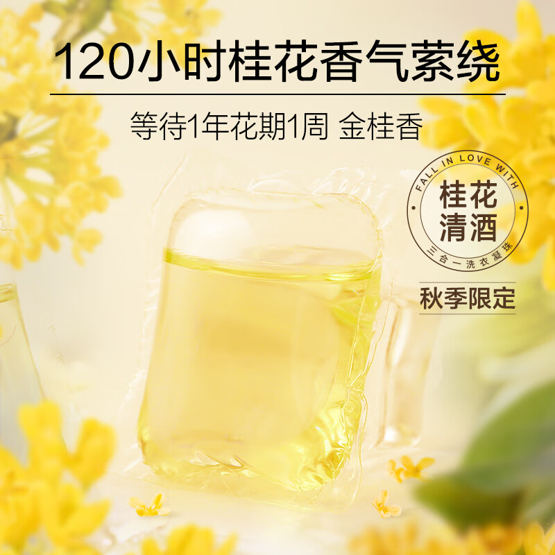 绽家 新西兰绽家蓝桉叶三合一洗凝珠 (桂花与清酒)10g*10颗