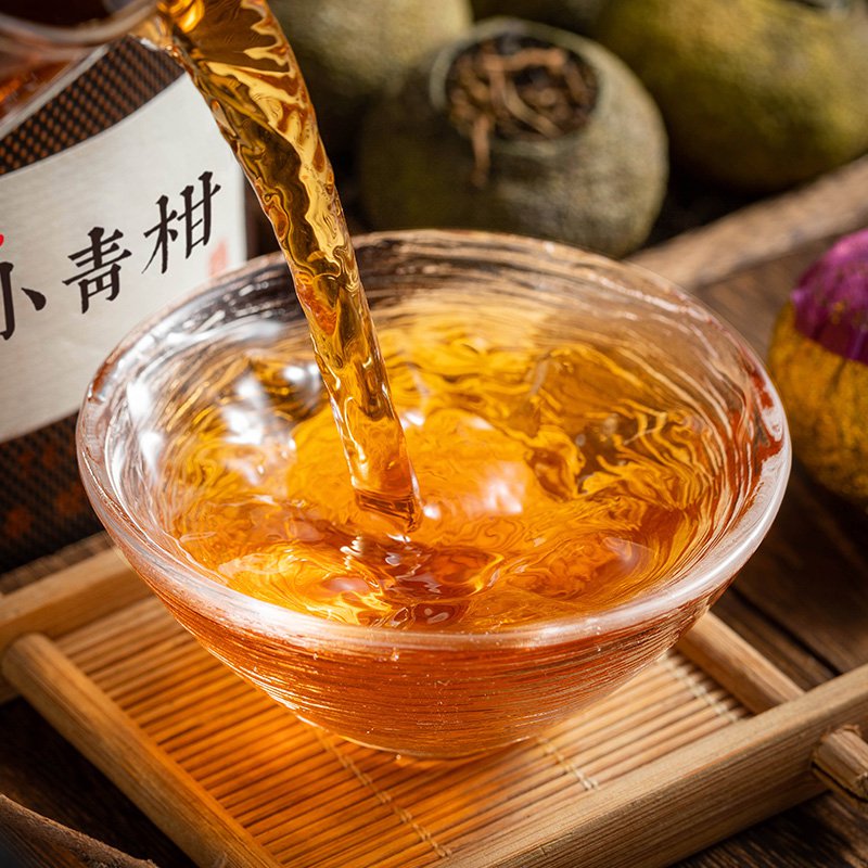 花家盛世 私家茶园八年小青柑普洱茶1000g HJSS-BSJCY-XQG-1000