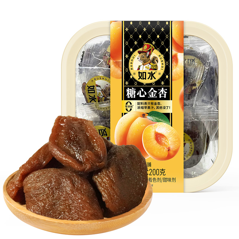 如水 糖心金杏(按压盒)200g