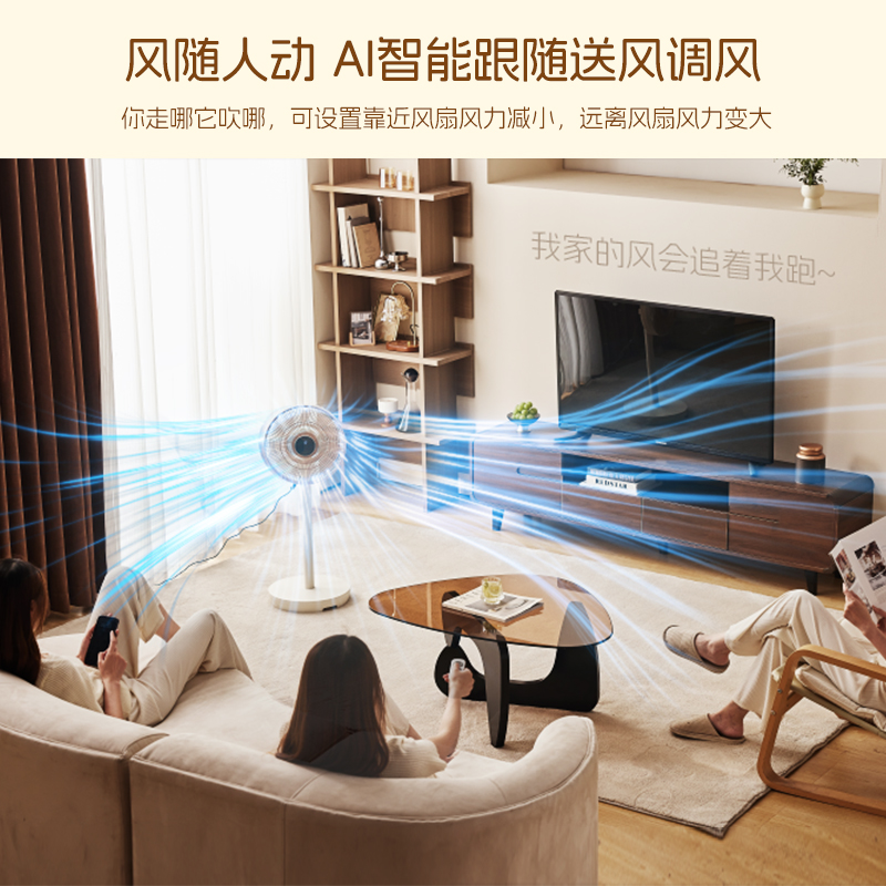 斗禾（DOUHE）手势操作AI智能跟随风扇循环扇 DH-FSD11PRO