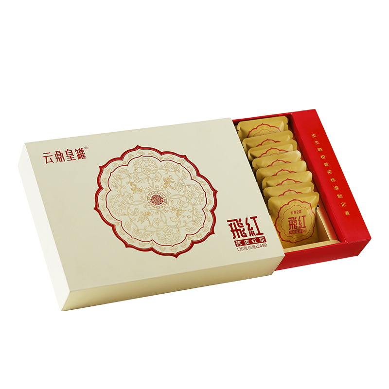 云鼎皇罐 飞红陈皮红茶 120克