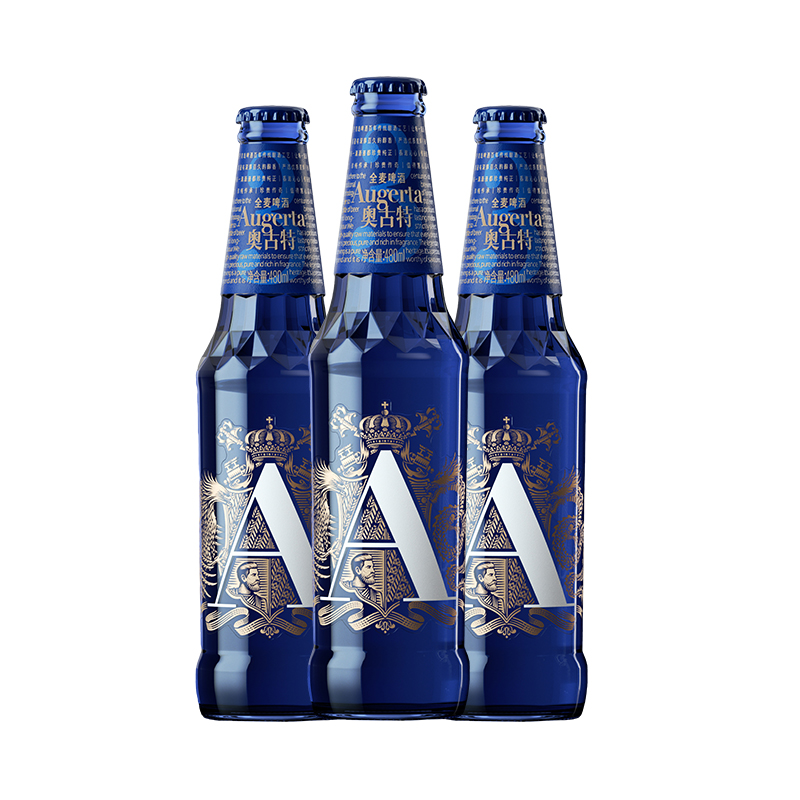 青岛啤酒 奥古特【A3】10.7度480ml*12瓶箱啤