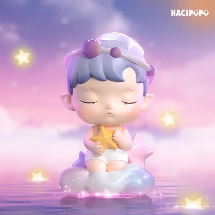 POP MART泡泡玛特 HACIPUPU星座系列手办盲盒潮玩玩具桌面摆件生日礼物 单盒随机1个