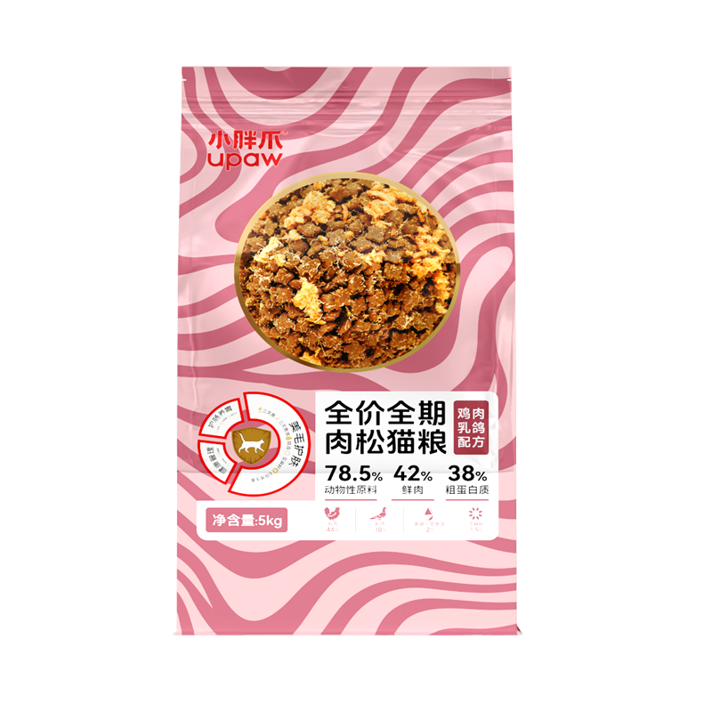 小胖爪 全价全期肉松猫粮 5kg