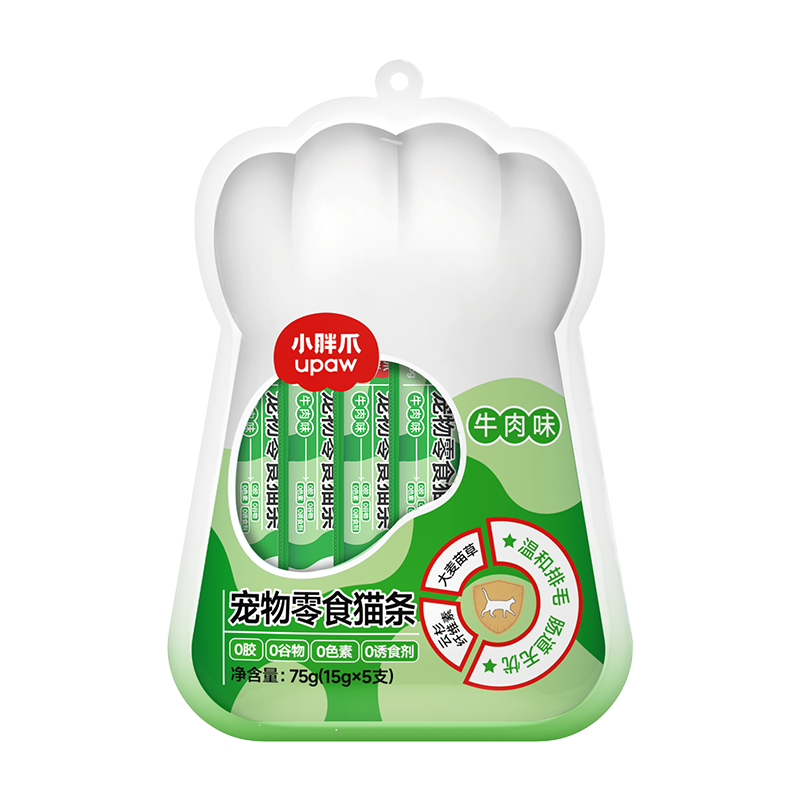 小胖爪 宠物零食猫条 牛肉味15g*5支装